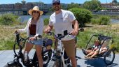 PEDALING THE RAILROAD TRACKS